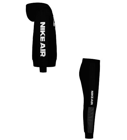 Nike Sweatset - Kapuzenpullover/Jogginghosen - Luft - Schwarz
