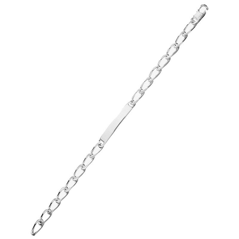 Gourmette Homme 19 cm - Argent 925 - Largeur 5 mm