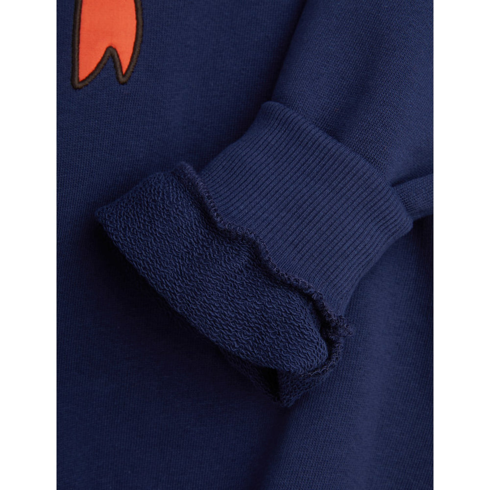 Køb Mini Rodini Blue Bow Application Sweatshirt