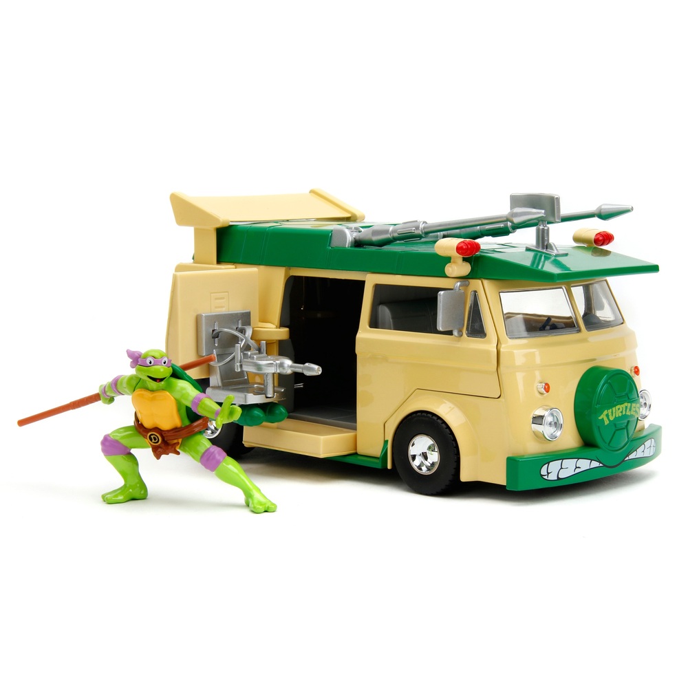 Teenage Mutant Ninja Turtles Partywagen mit Donatello-Figur