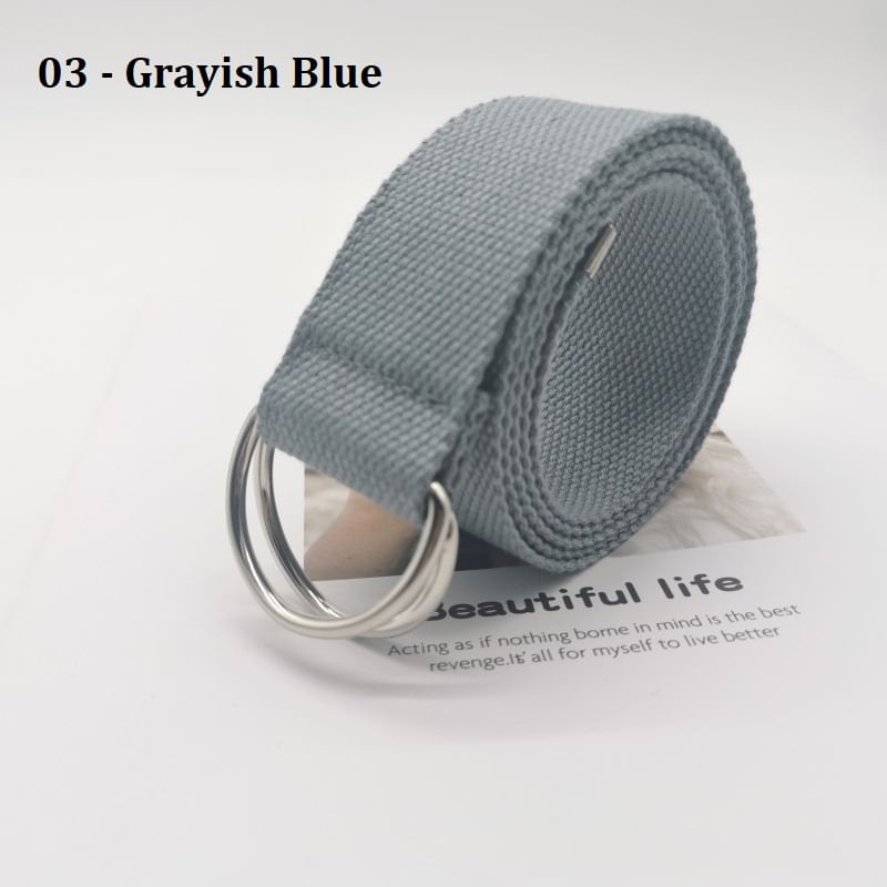 Dute - Canvas riem met dubbele D-ring