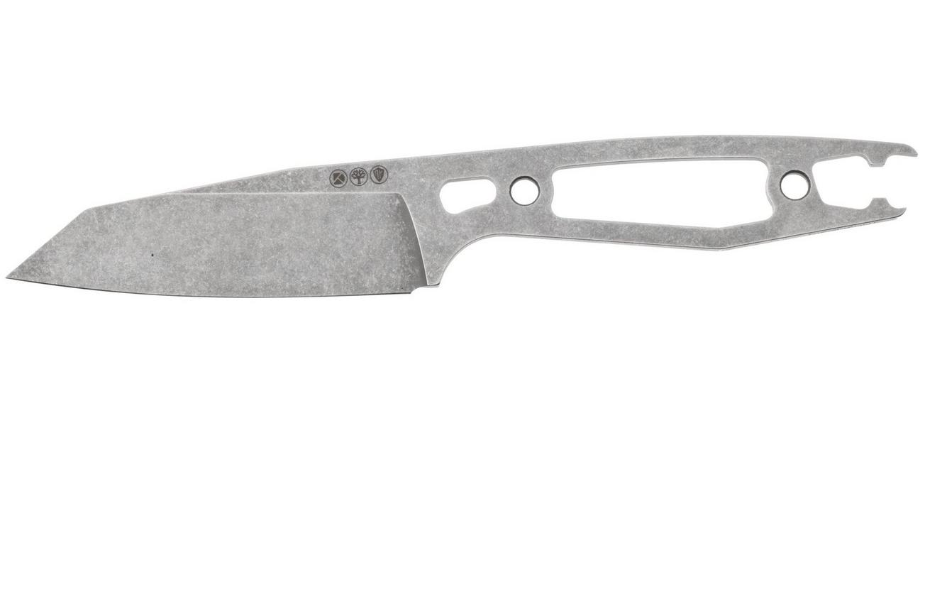 Daily Customs AK1 P10017381, Stonewashed MagnaCut Reverse Tanto, vaststaand mes