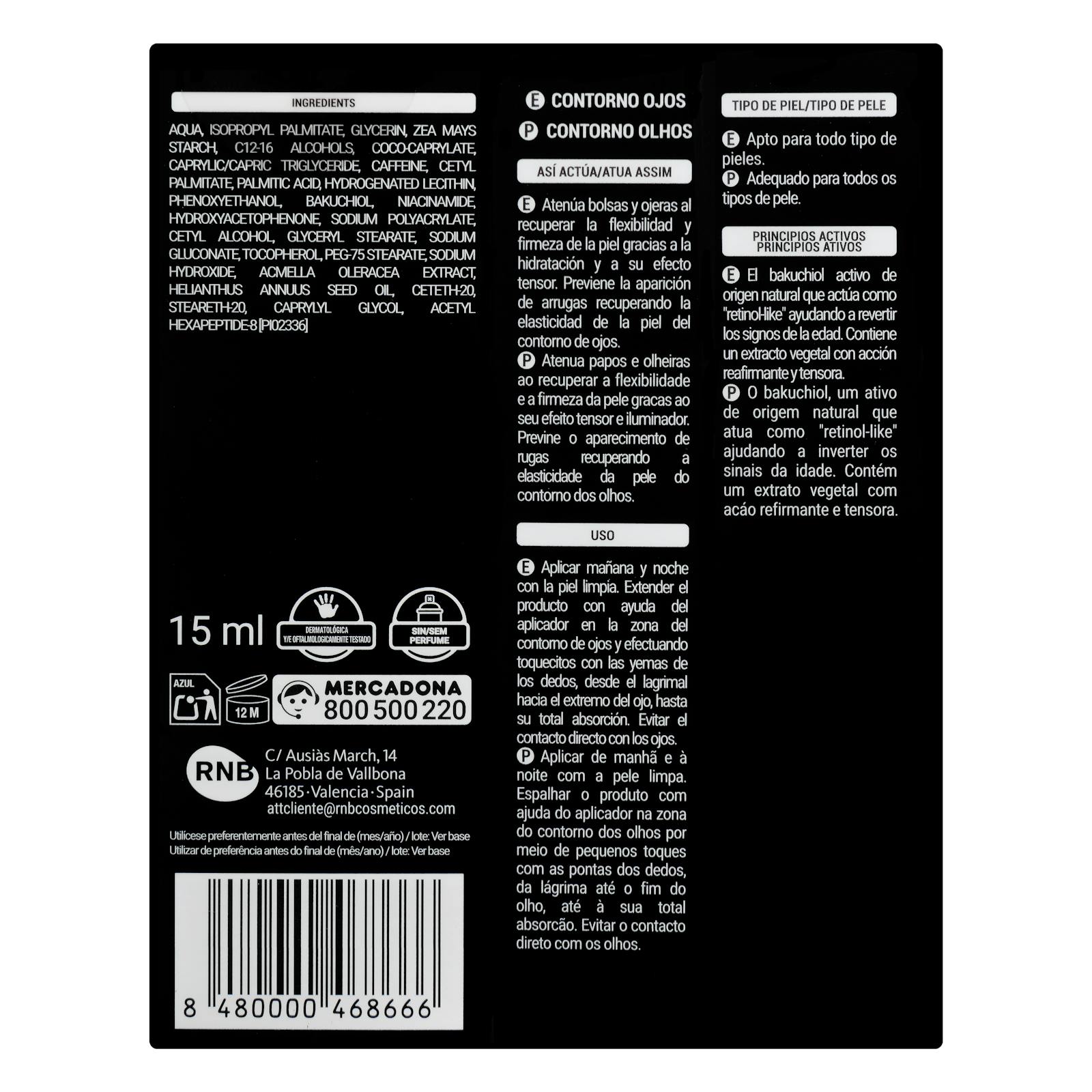 Soin contour des yeux Regen Skin Deliplus pour hommes