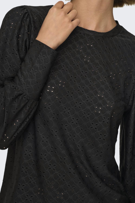 Jacqueline de Yong zwarte dames blouse
