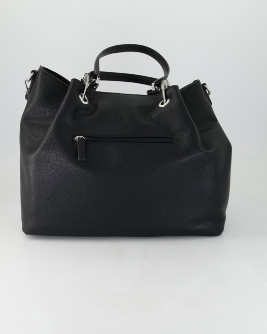 L.Credi Ebony Handtasche in Schwarz