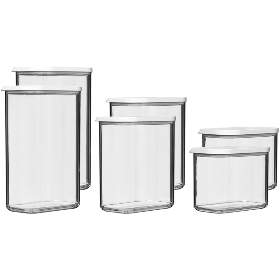 Mepal Vorratsdosen Modula 6er Set weiß