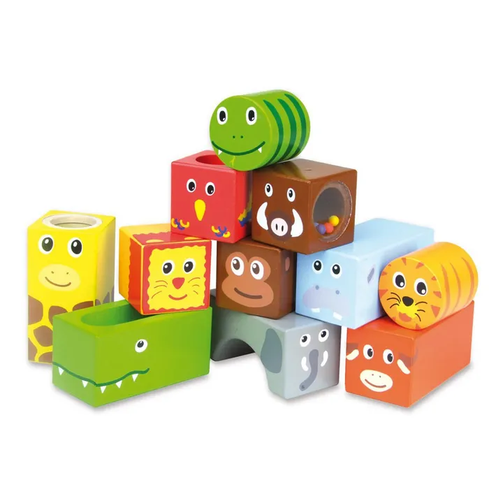 Vilac Cubes sonores Animaux de la savane