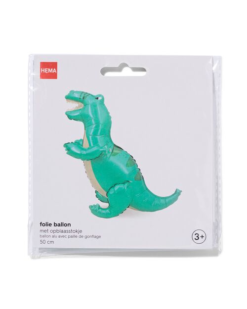 ballon aluminium 3D dino 50 cm