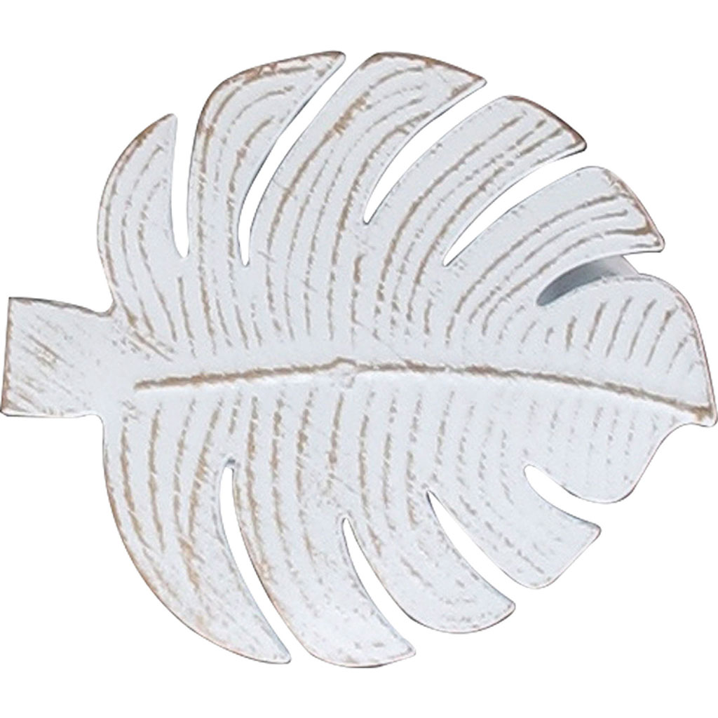 Lot de 2 pinces rideaux ACAPULCO métal blanc or