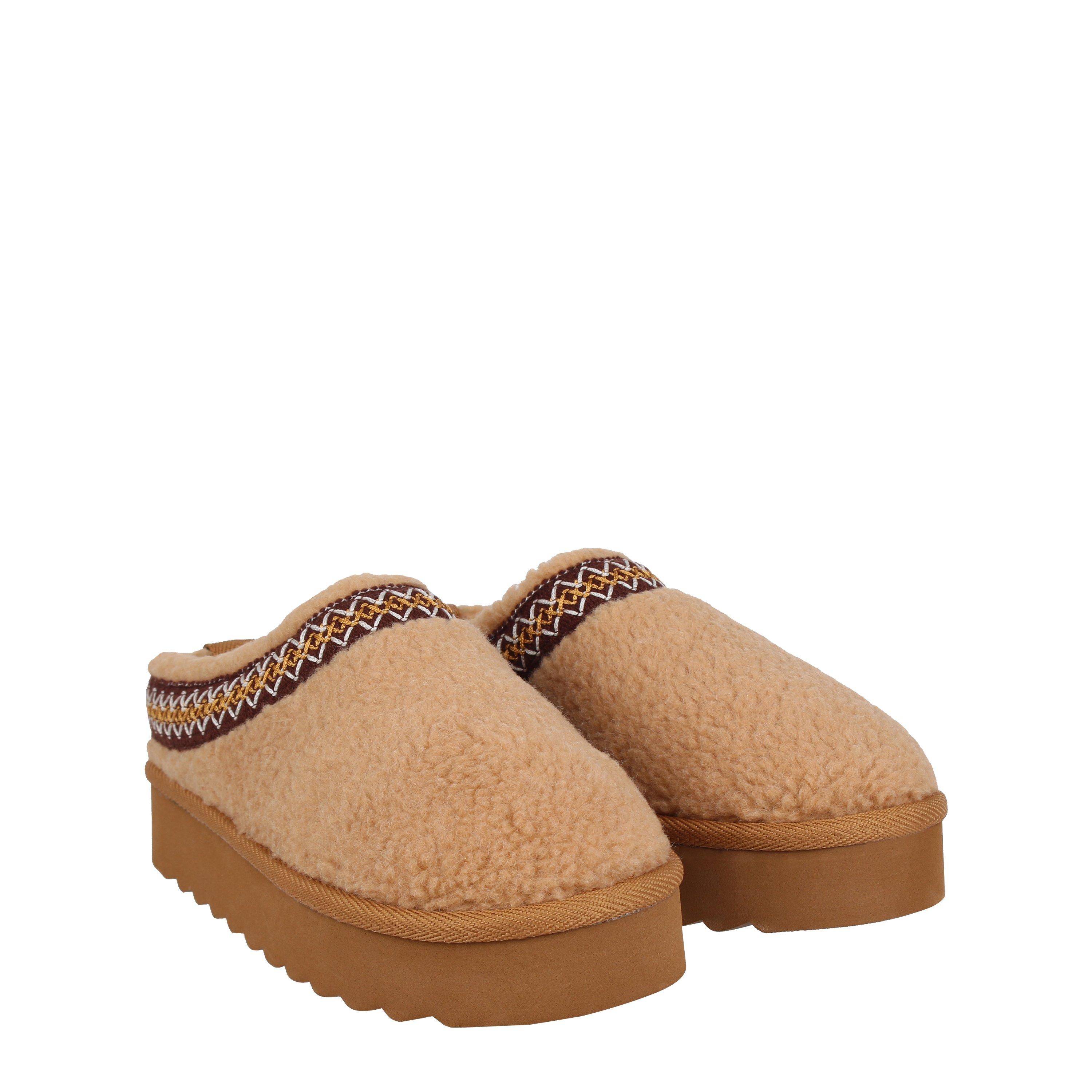 Be You Borg Trim Mule Flat Ankle Boots