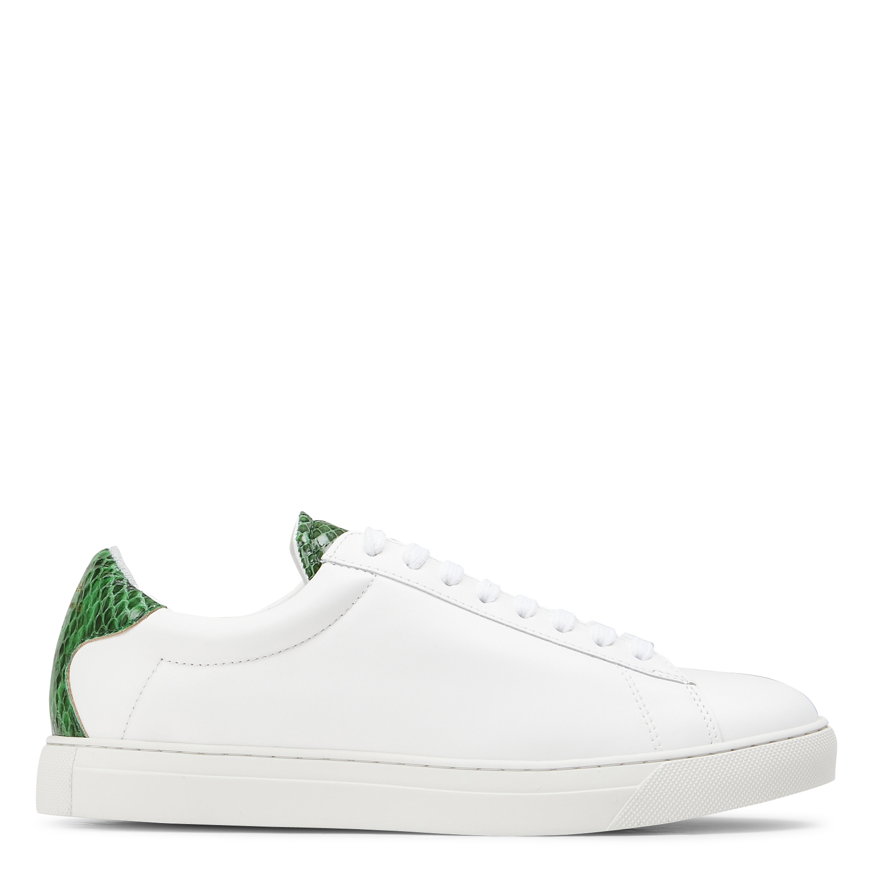 Baskets basses en cuir | Blanc