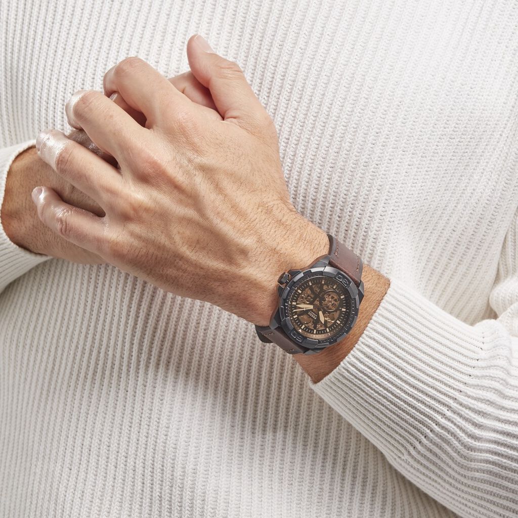 Montre Fossil Bronson Marron