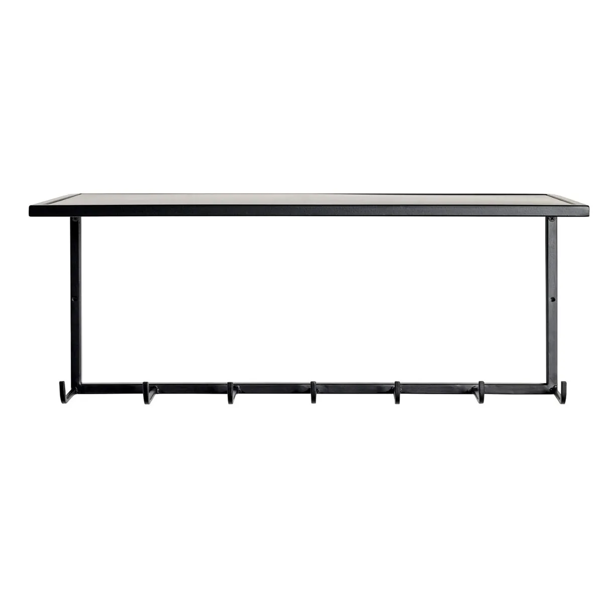 Pegane Garderobe murale Noir