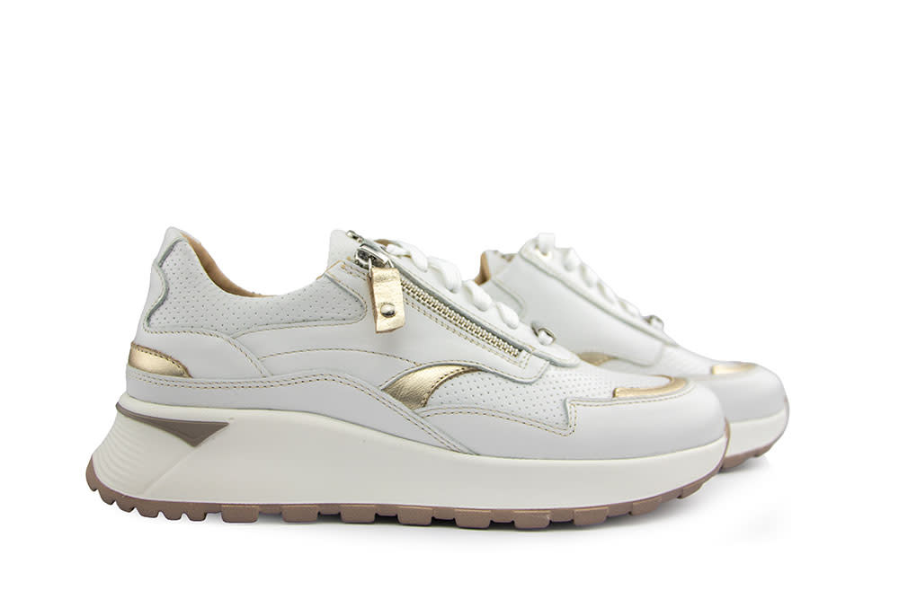 Footnotes Sneaker Saar Offwhite Gold H