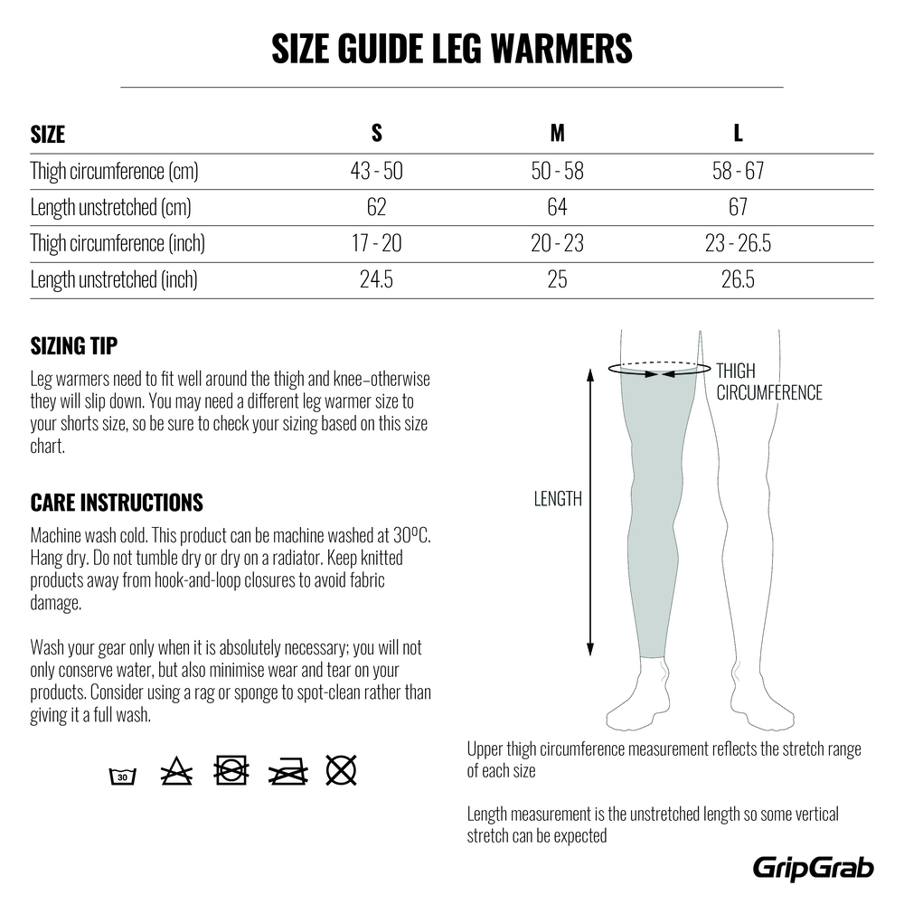GripGrab Leg Warmers sort Light