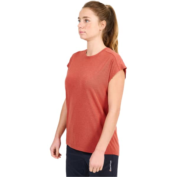 T-shirt randonnée MONTANE W MIRA T-SHIRT TERRACOTTA TERRACOTTA