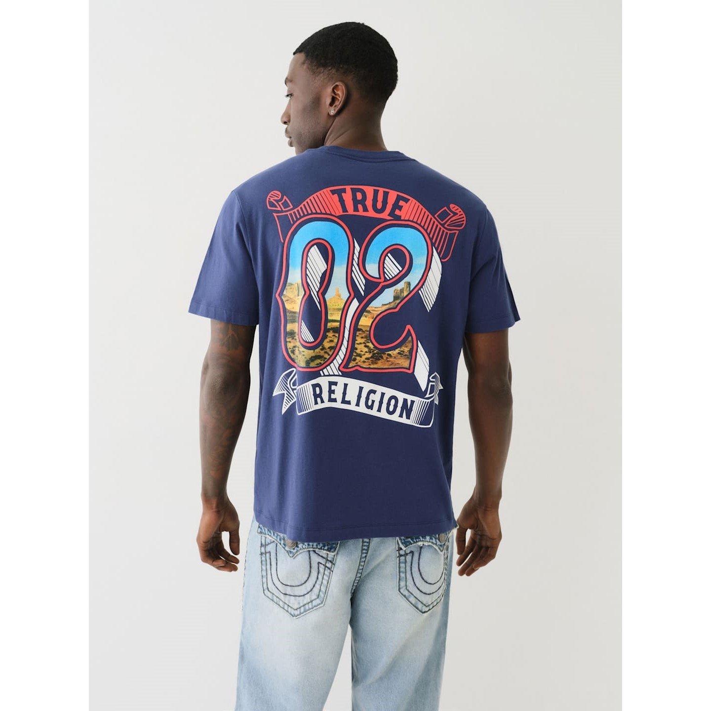 True Religion TR Short Sleeve Canyon T Shirt Mens