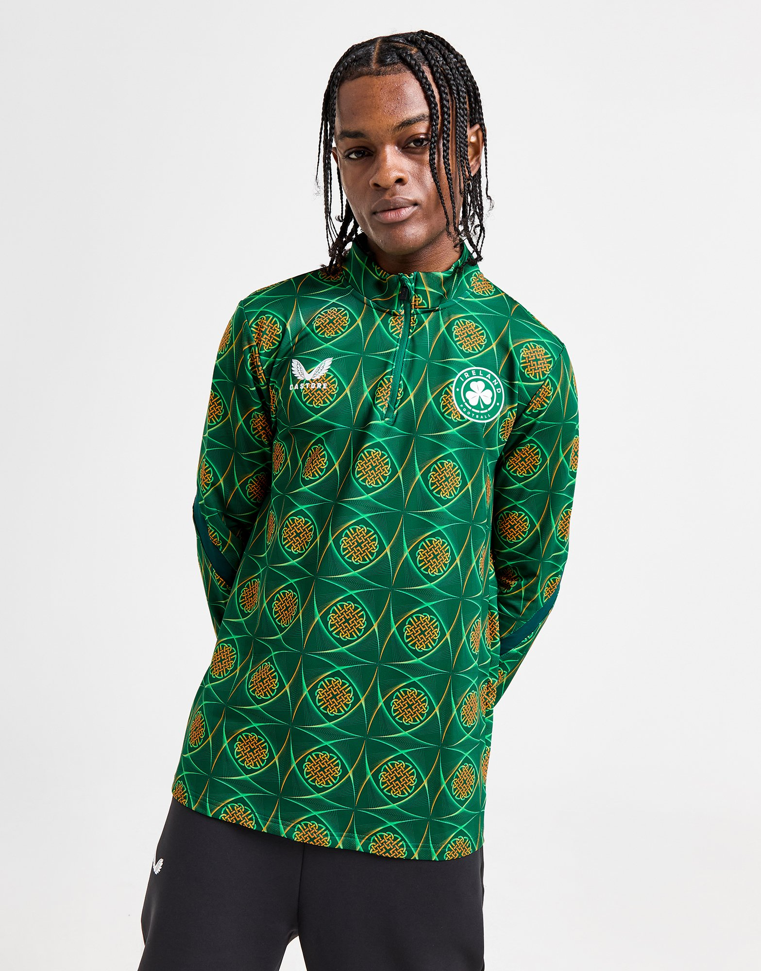 Castore Haut Zippé République d'Irlande Homme