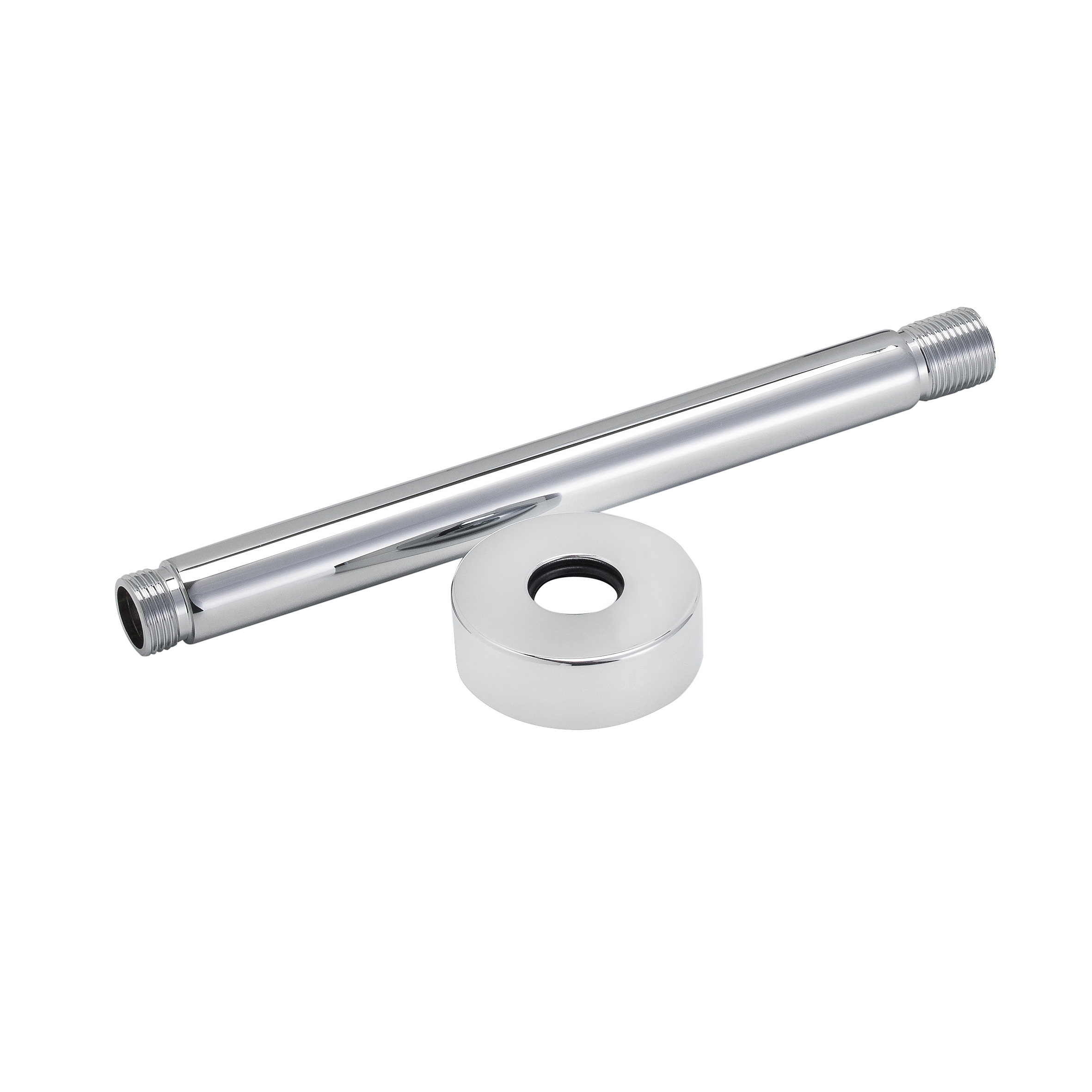 Mueller Round luxe douche-arm rond plafondbevestiging 20cm chroom