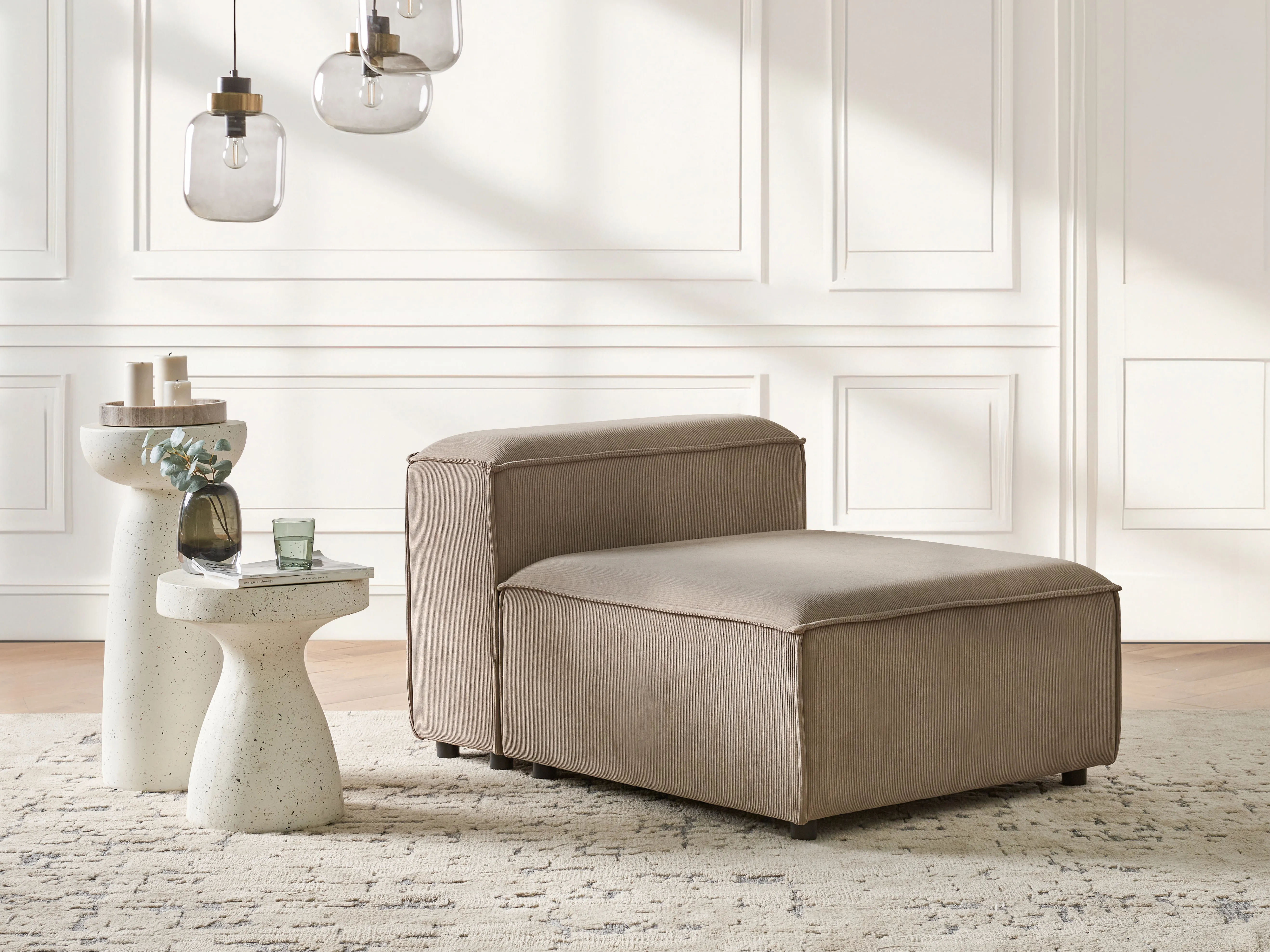 Zitmodule ARDAL Corduroy Lichtbruin