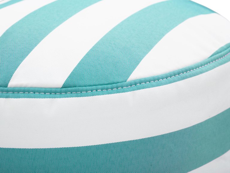 Fatboy Point Outdoor poef stripe ocean blue