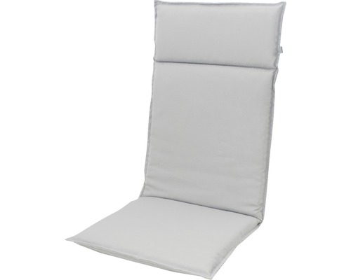 Kussen voor hoge rugleuningen, Hit 119 x 48 x 3,5 cm, grijs