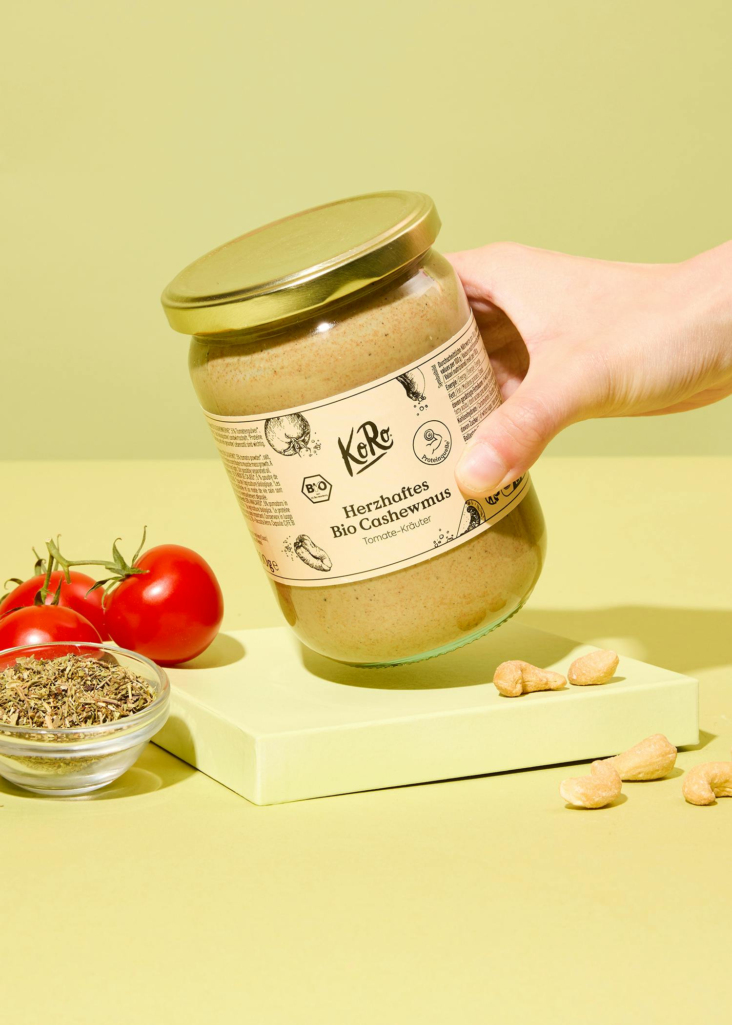 Bio Cashewmus Tomate Kräuter 500 g
