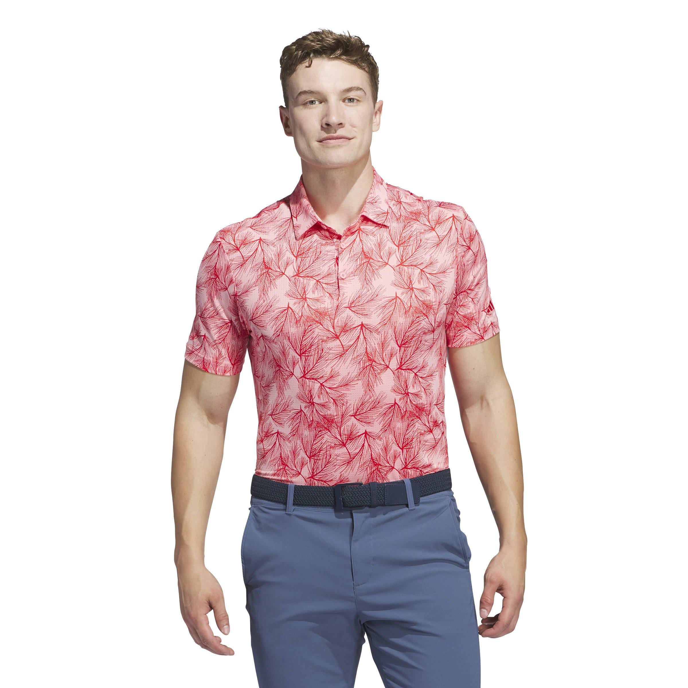 adidas Ultimate 365 Pine Print Golf Shirt