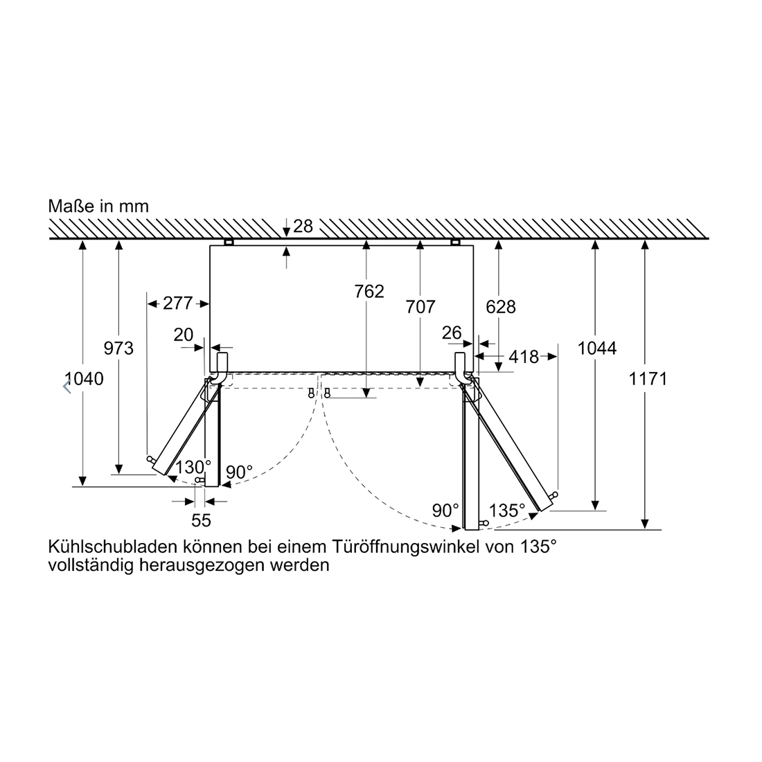 Siemens KA93DAIEP Side-by-Side Kombination