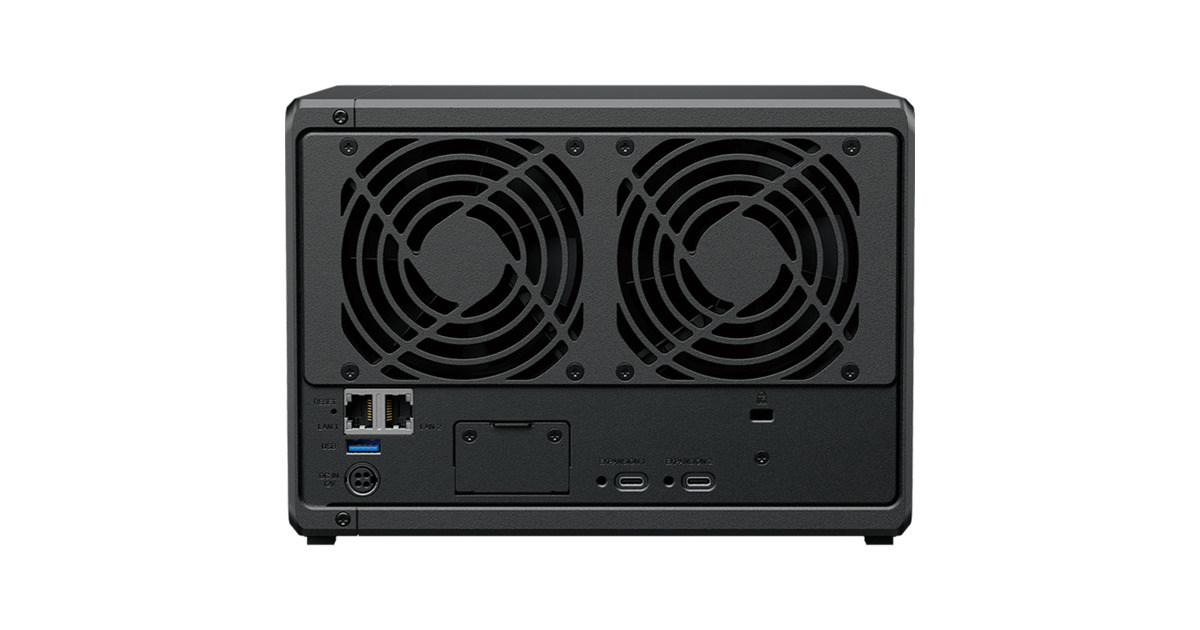 SynologyDiskStation DS1525+ nas  (Zwart, 2x LAN, USB)