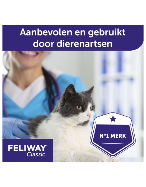 Feliway Anti-Stress Navulling Kat - Anti stressmiddel