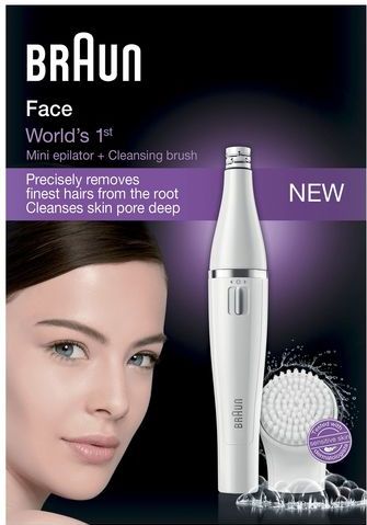 Braun - Face SE810 - Epilator - Wit - Inclusief Gezichtsreinigingsborstel