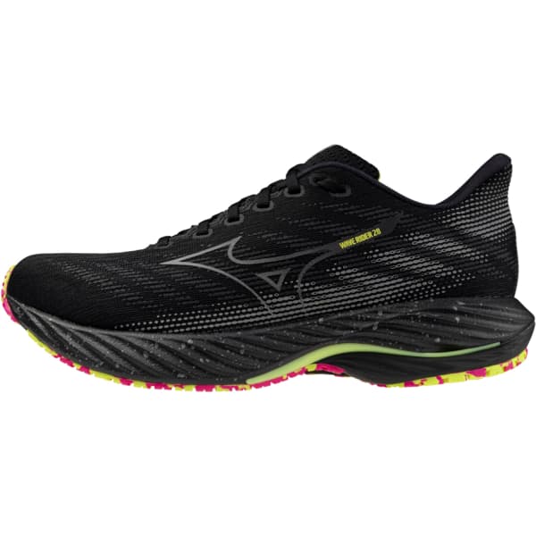 Chaussure running MIZUNO WAVE RIDER 28 BLACK/SILVER/SUNNY LIME