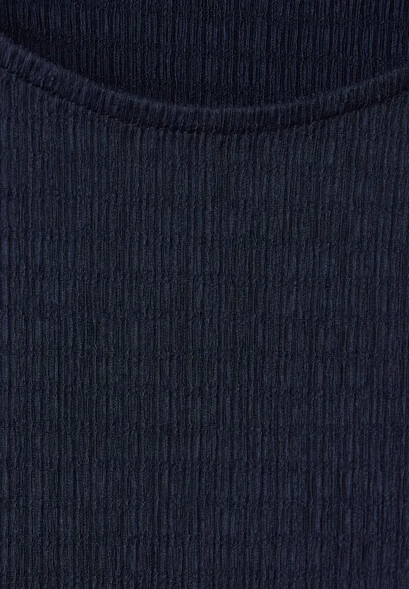 Struktur T-Shirt - deep blue