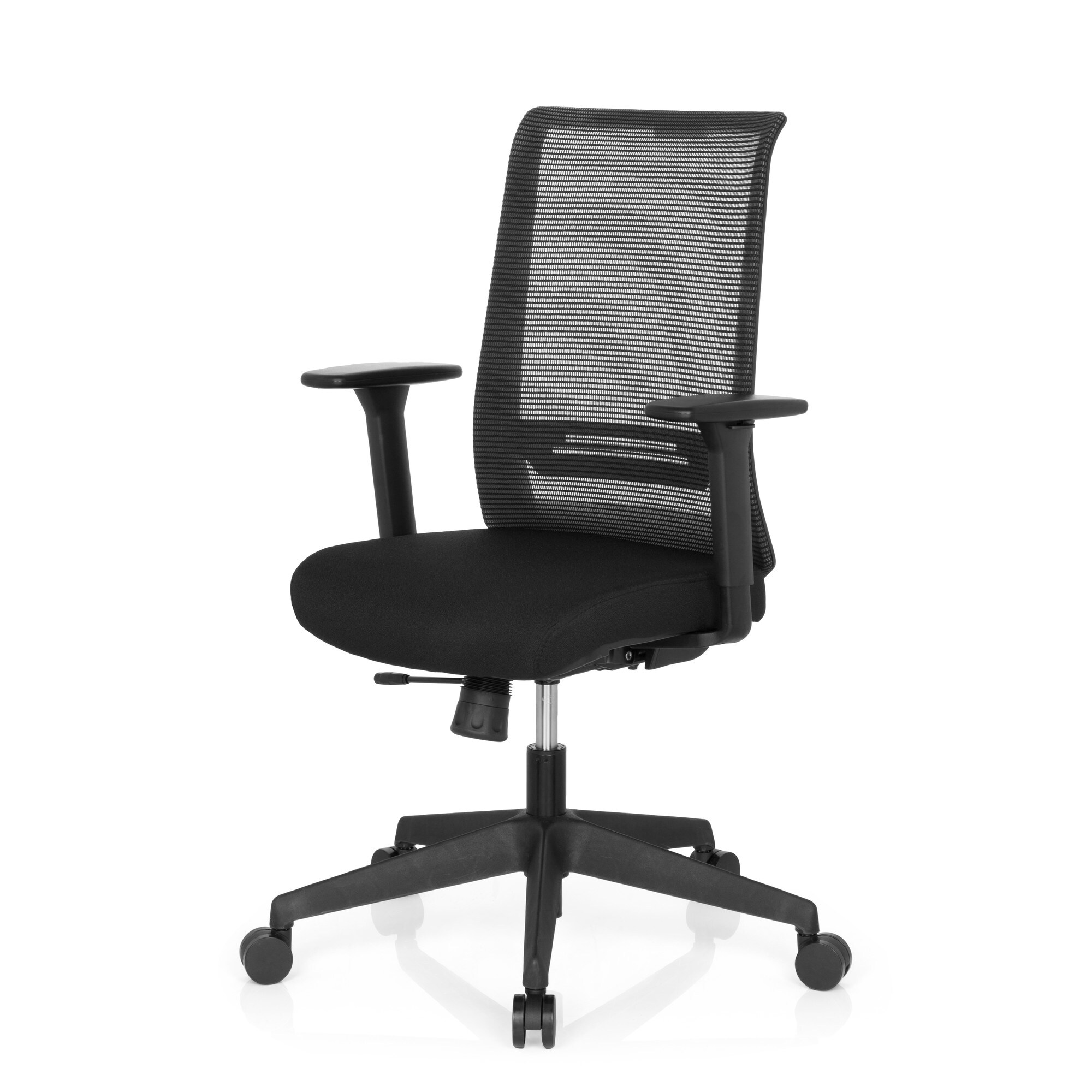 Profi Bürostuhl CONISTON Stoff/Netzstoff mit Armlehnen hjh OFFICE