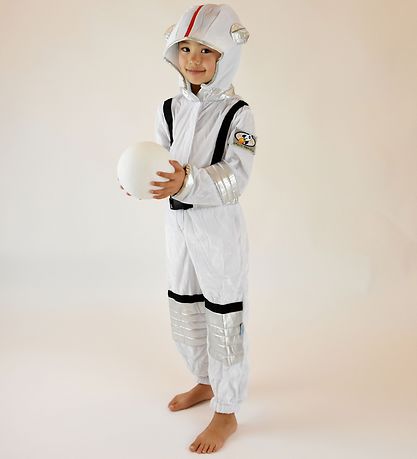 Den Goda Fen Udklædning - Astronaut - Hvid
