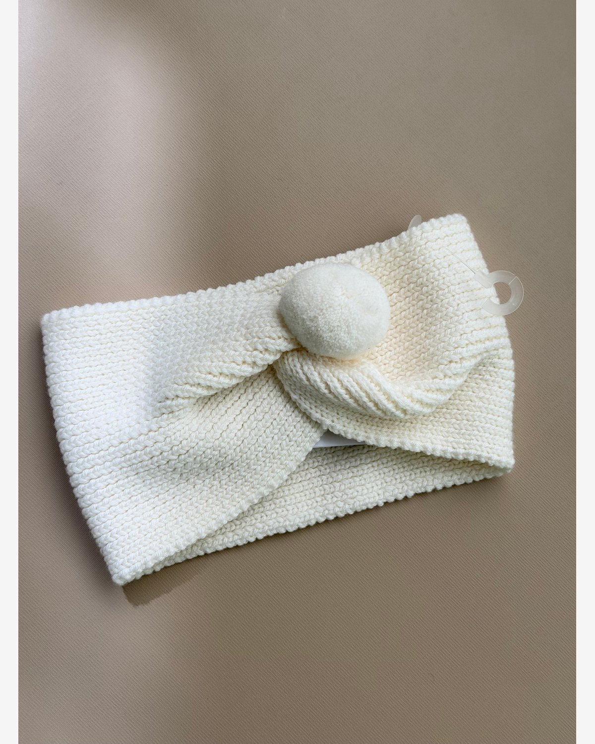 Pannebånd med dusk – 100% Merino | Hodebånd Pompon