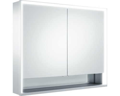 KEUCO Royal Lumos spiegelkast 90 x 16,5 x 73,5 cm, gespiegeld, 2-deurs, LED, IP 24, 713