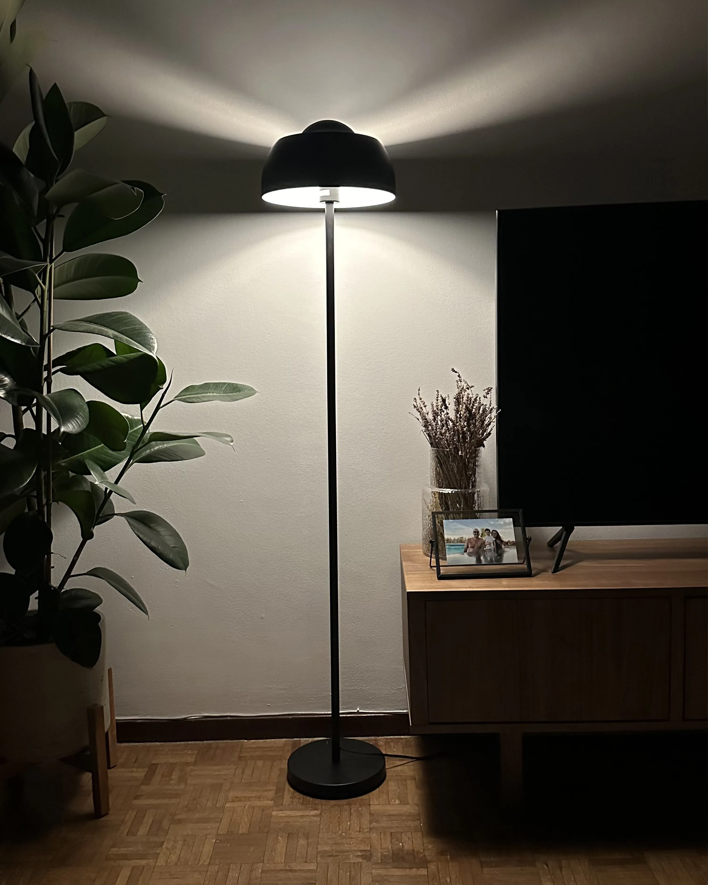 Staande lamp SENETTE Metaal Zwart