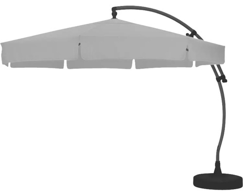 Sun Garden Easy Sun hangparasol Ø 350 cm 190 g/m² taupe