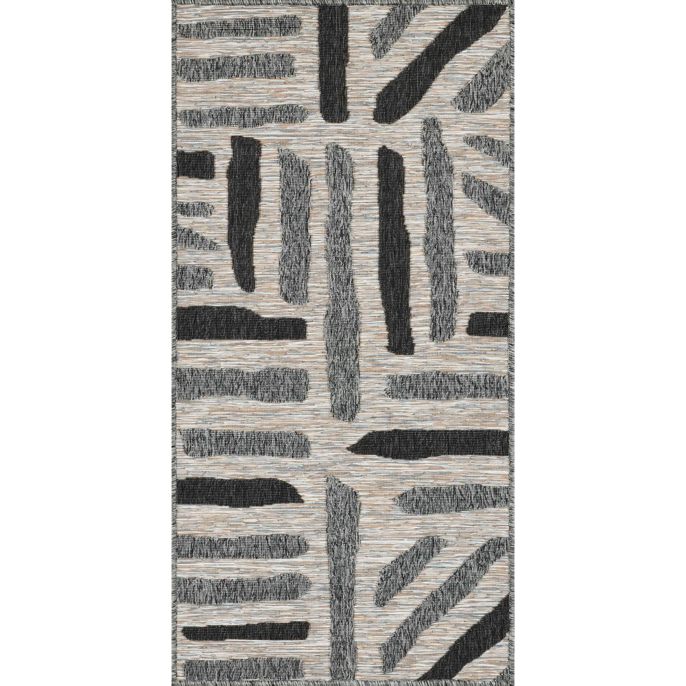 Tapis intérieur extérieur gris acapulco 1689 70 x 140 cm