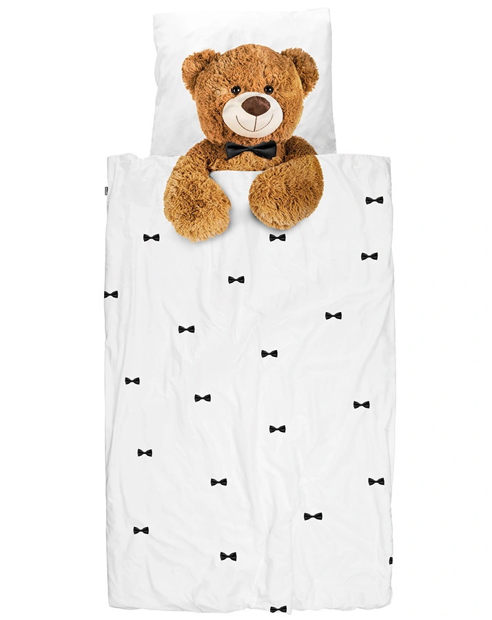 Bettwäsche TEDDY (135x200/80x80) 2-teilig in bunt