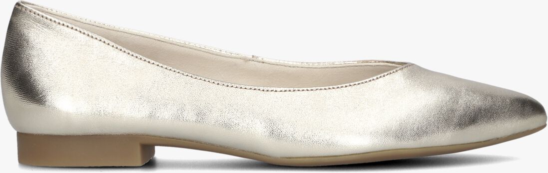 PAUL GREEN gouden paul green ballerina's 3772