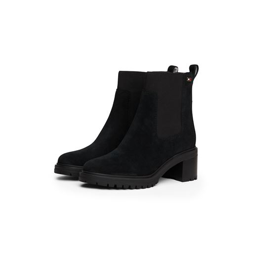 Tommy Hilfiger Flag Chelsea Støvler, Black, 38