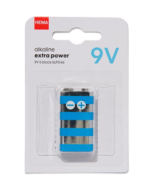 pile 9V alcaline extra power