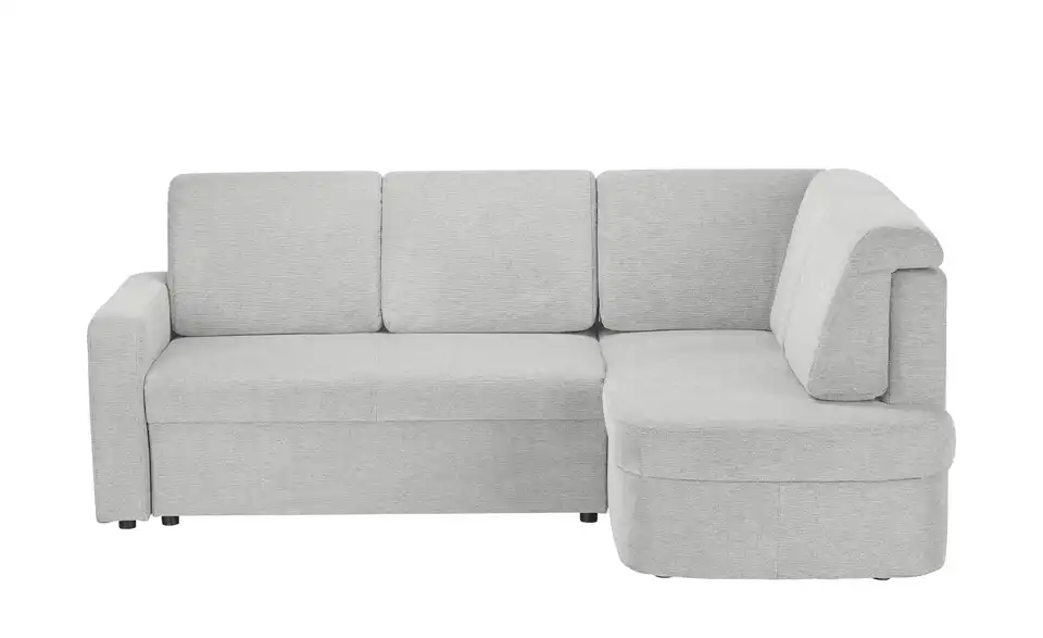 Ecksofa Silbergrau rechts