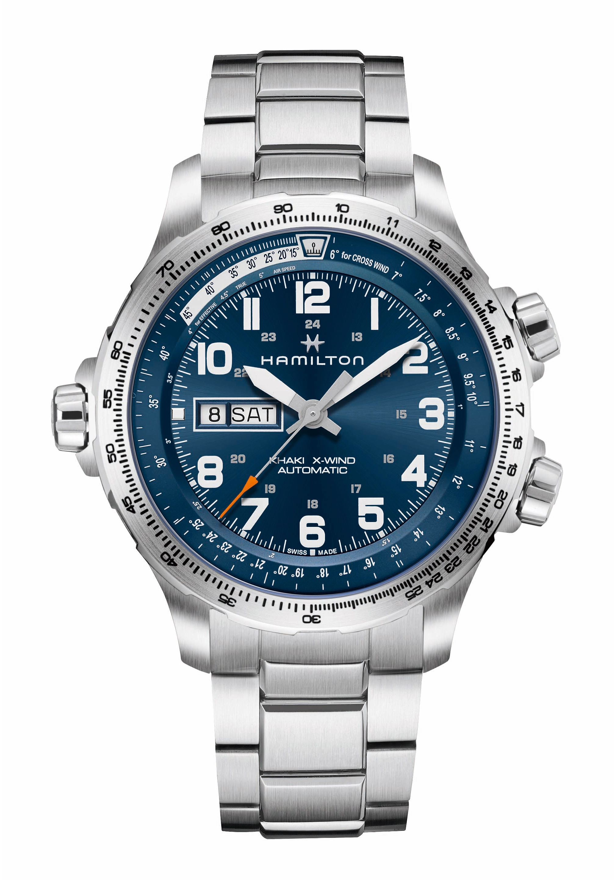 Hamilton Khaki X-Wind Day Date Automatik Silber H77765141