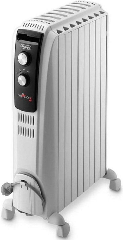 De'Longhi - Dragon 4 - Oliegevulde Radiator - Wit - 2000W