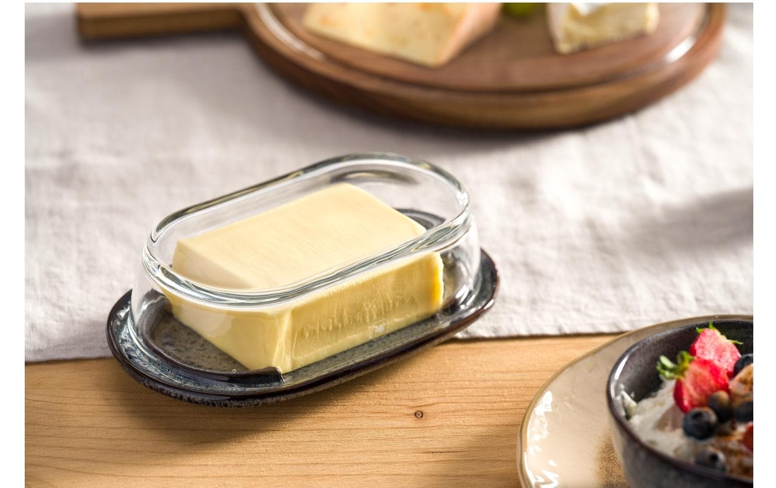 Butterdose Matera 21 x 13 x 8 cmAufbewahrungsdose für Butter
