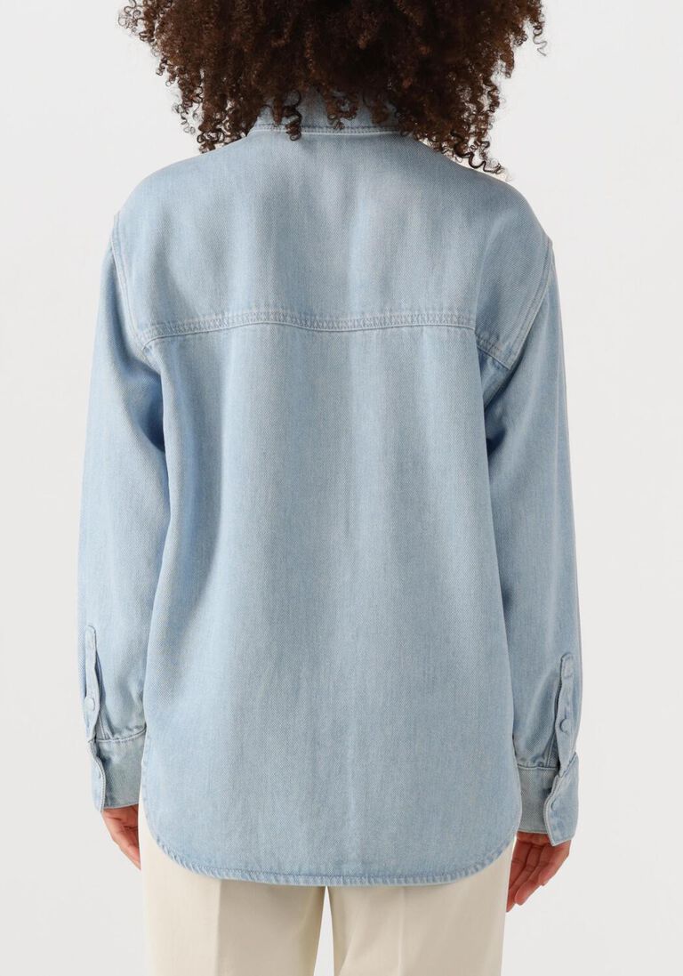lichtblauwe second female blouses irvin denim shirt